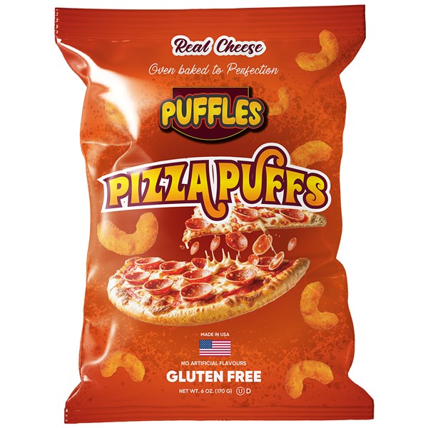12 Pack x Puffles Pizza Puffs - 170g