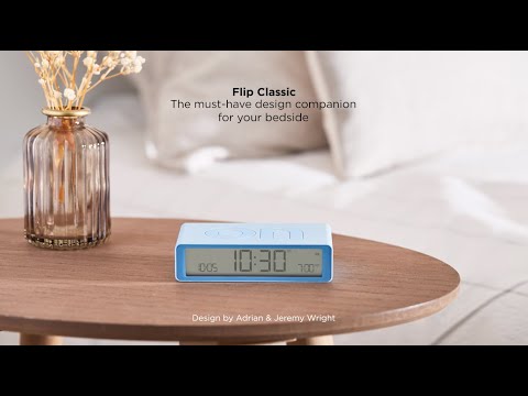 Lexon Flip Classic Reversible Alarm Clock PANTONE - Rose Pink