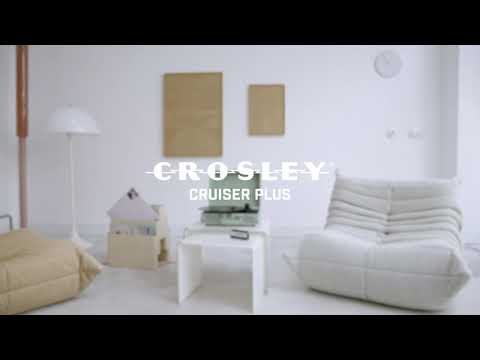 Crosley Cruiser Bluetooth Portable Turntable - White Sands