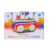 Wireless Rainbow Bum Bag with Speaker - One Size Fits Most