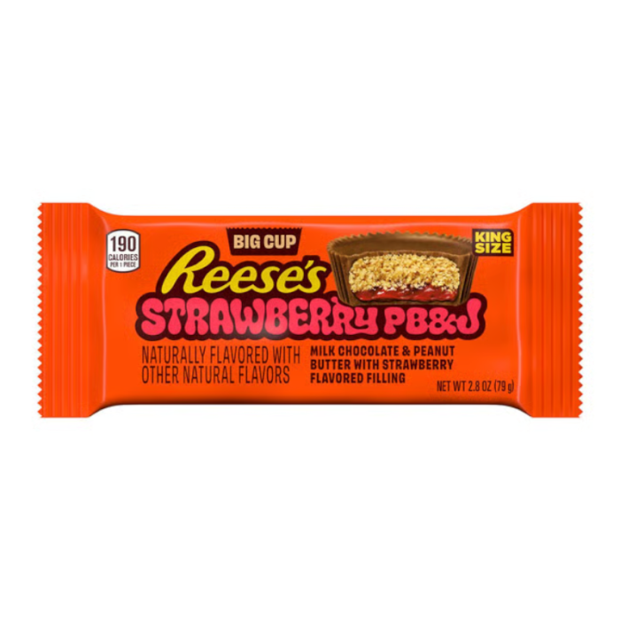 16 x Reese's Big Cup King Size Strawberry PB&J 79g