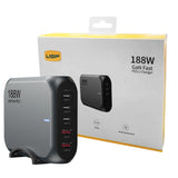 USP GaN Super Fast Wall Charger PD3.1 188W