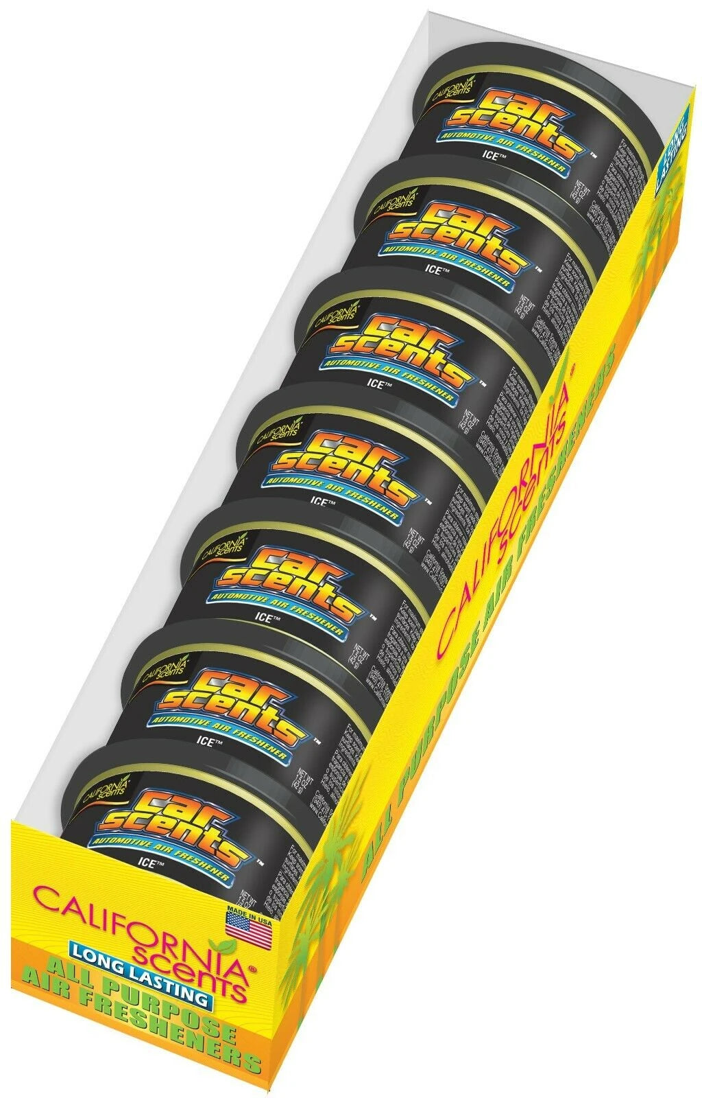 7 x California Scents Can - Ice - 7 Pack