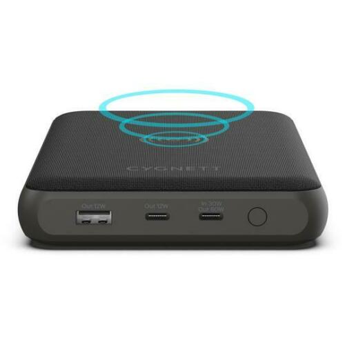 Cygnett ChargeUp Edge+ 27000mAh Wireless Power Bank - Black - Damaged Box
