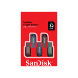 SanDisk Cruzer Blade USB Flash Drive 32GB – 5 Pack