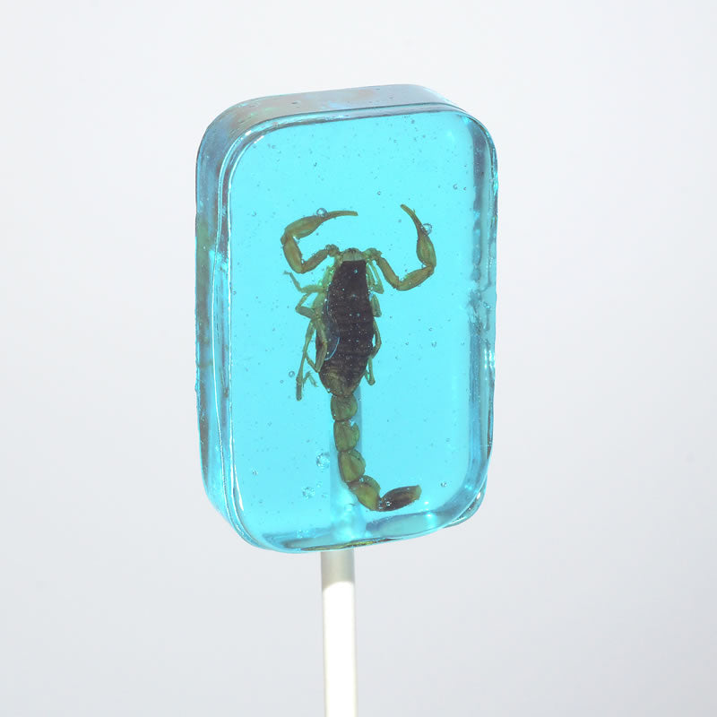 Hotlix Scorpion Suckers 31g Lollipop - With Real Scorpion Inside