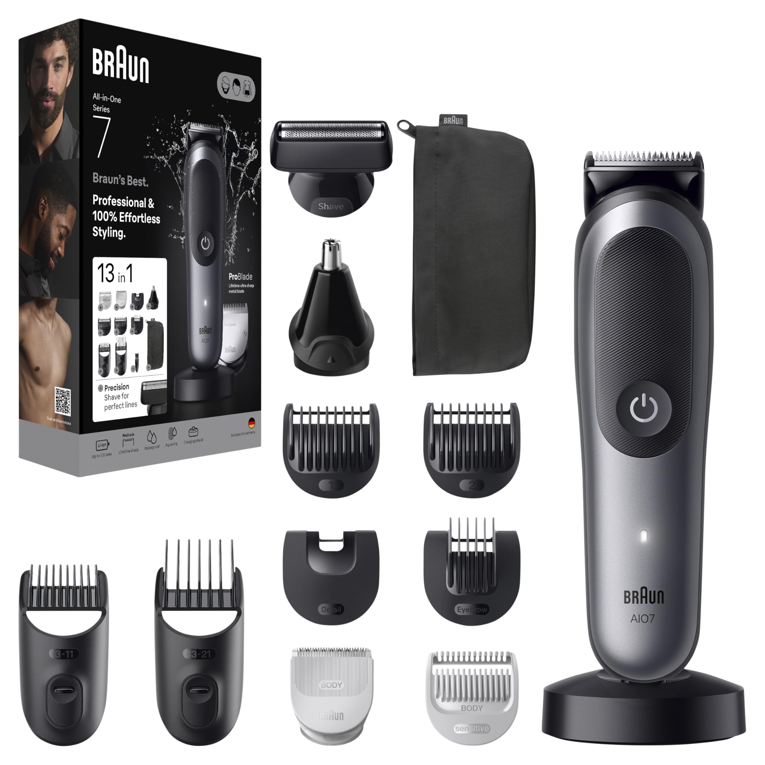 Braun Series 7 All-in-One Waterproof Grooming Kit AIO-7560