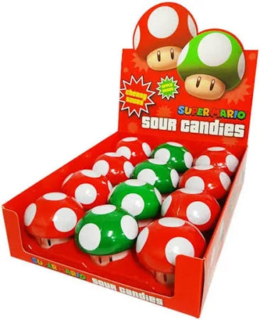 12 Pack x Nintendo Mushroom Tin Sours 25g