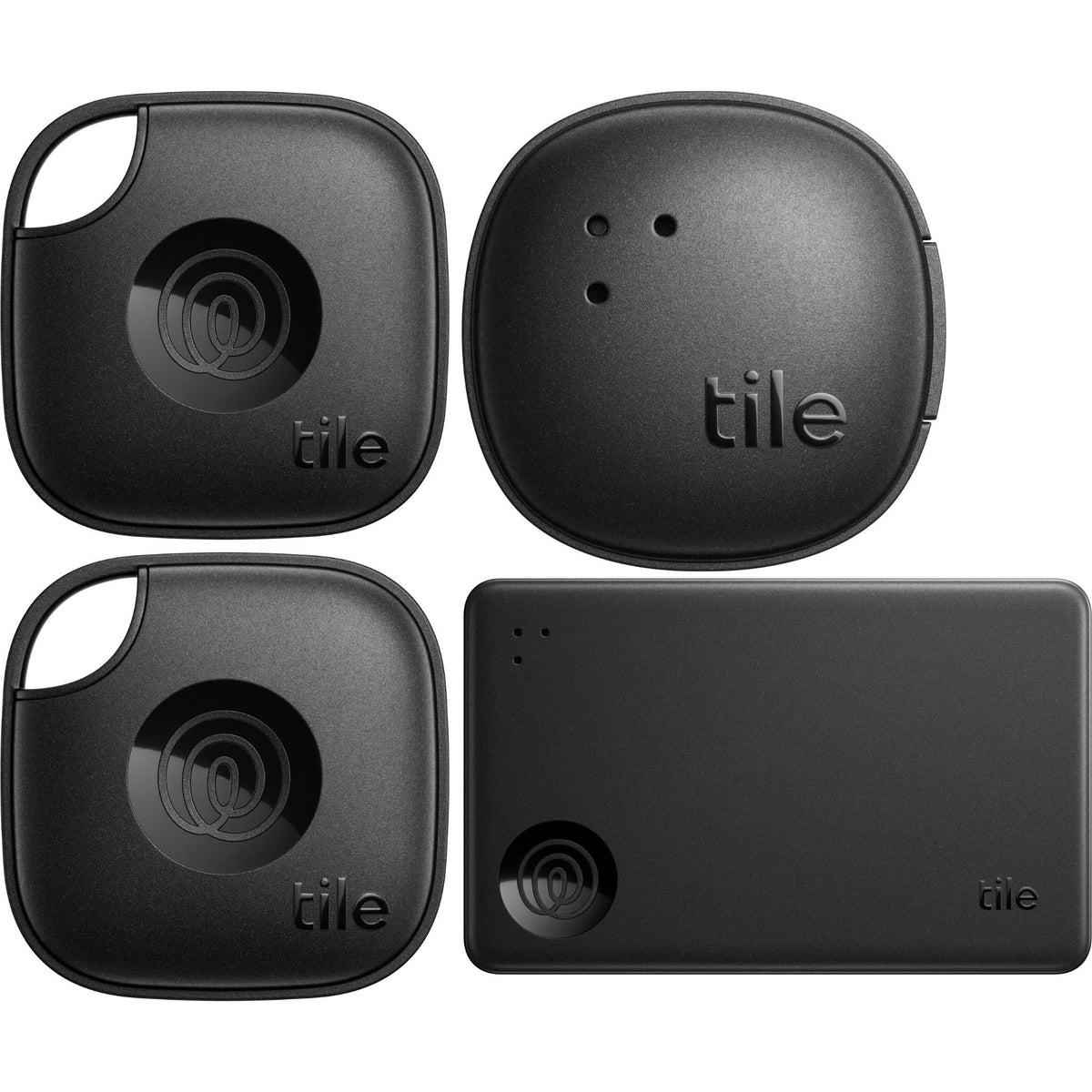 Tile Mate Essentials Bluetooth Tracker 4 Pack (2024 Edition)