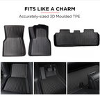 Tesla Model Y All-Weather TPE Floor Mat Set