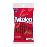 12 x Twizzlers Strawberry Twists Peg Bag 198g