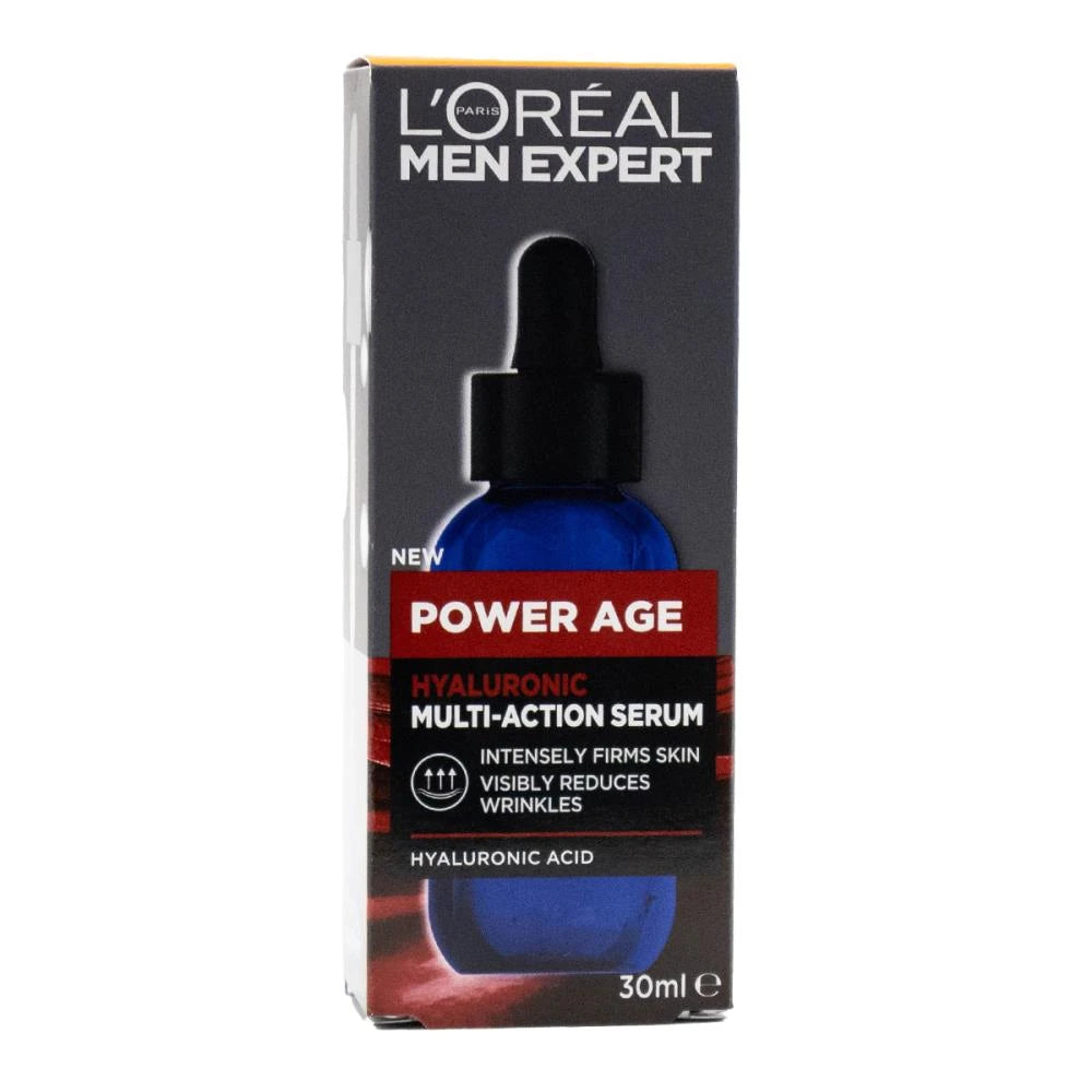 L'Oreal 30ml Serum Men Expert Power Age Multi Action Hyaluronic Acid