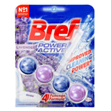 3 x BREF Toilet Cleaner Cage Power Active 4 Function Formula Lavender Field 50g
