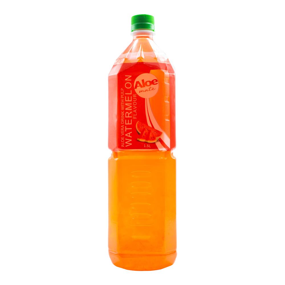 12 Pack x Aloe Mate 1.5L Aloe Vera Drink Watermelon