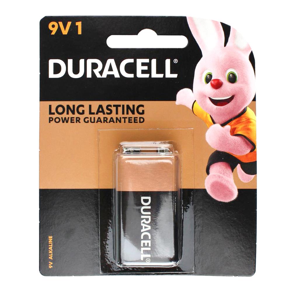 12 Pack x Duracell 9V PK1 Alkaline Batteries