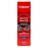 2 x Colgate Optic White Infused with Charcoal Clean Mint Toothpaste 100g