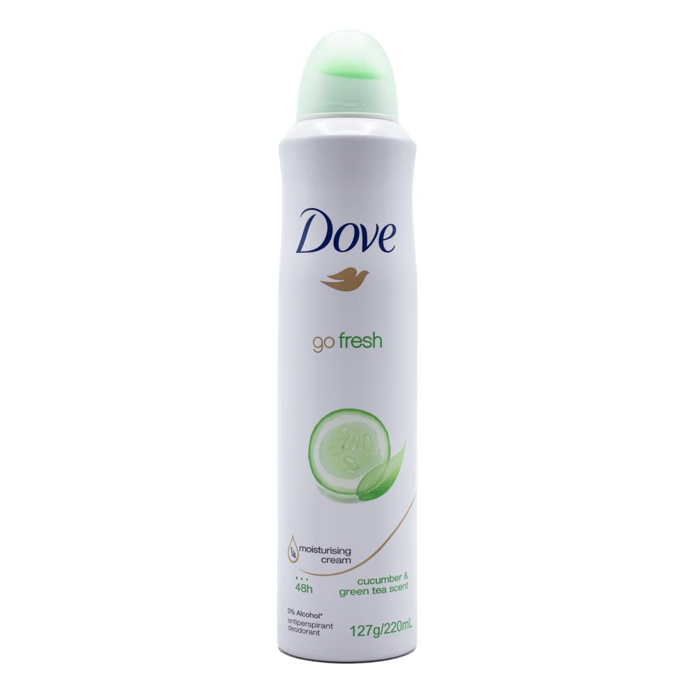 2 x Dove Go Fresh Cucumber & Green Tea Deodorant 127g / 220mL