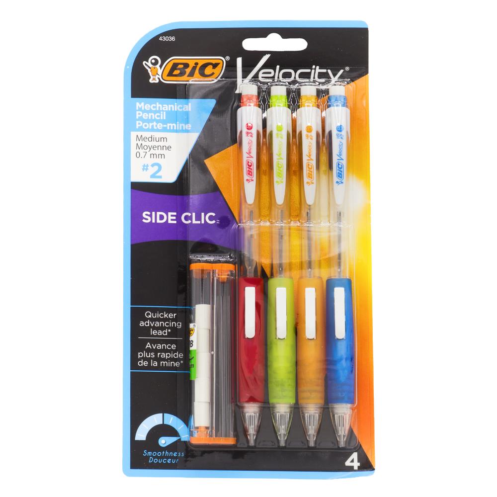 6 x Bic Mechanical Pencil Medium 0.7mm PK4