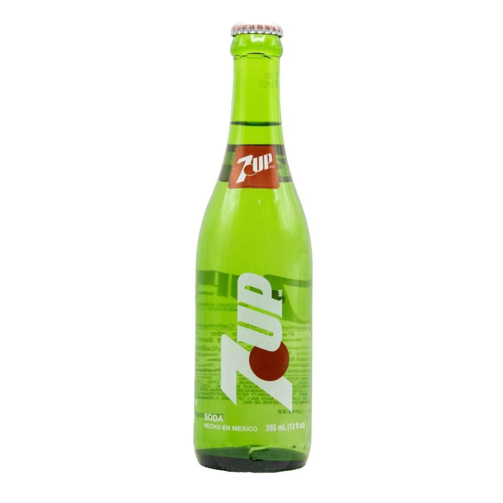 12 Pack x Mexican 7 Up Glass Bottle 355ml
