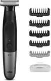 Braun All-in-One XT5 Face & Body Trim, Style, Shave with 6 Styling Tools
