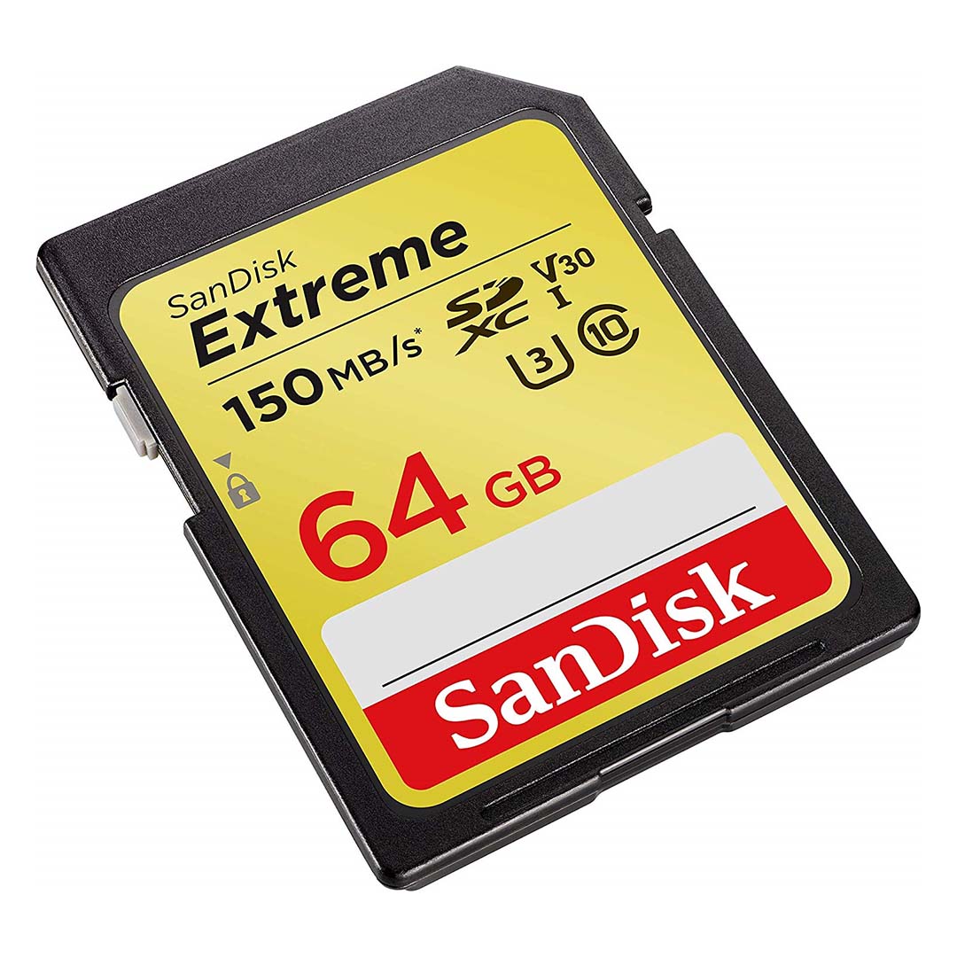 SanDisk 64GB Extreme SDXC UHS-I Class 10 Memory Card upto 150MB/s