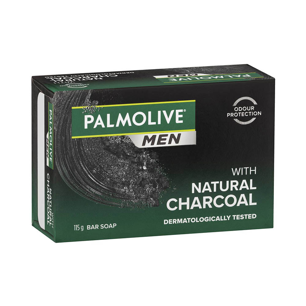 3 Pack x Palmolive Men's Charcoal Soap 115g
