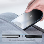 Baseus 2-in-1 Wireless Charger - Black