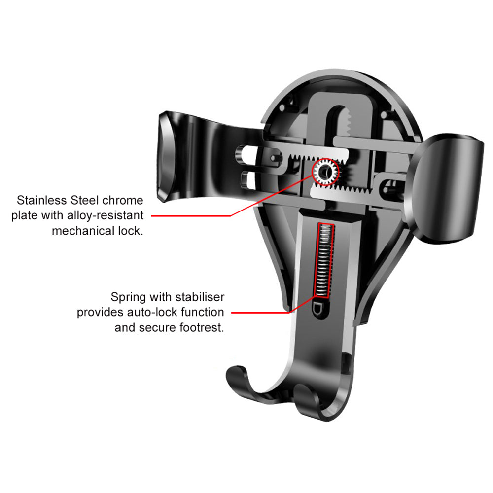 Baseus Gravity Osculum Auto-Lock Suction Cup Car Mount Phone Holder