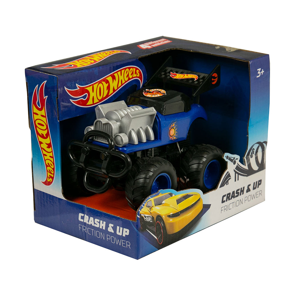 Hot Wheels Crash & Up Friction Car - 13cm