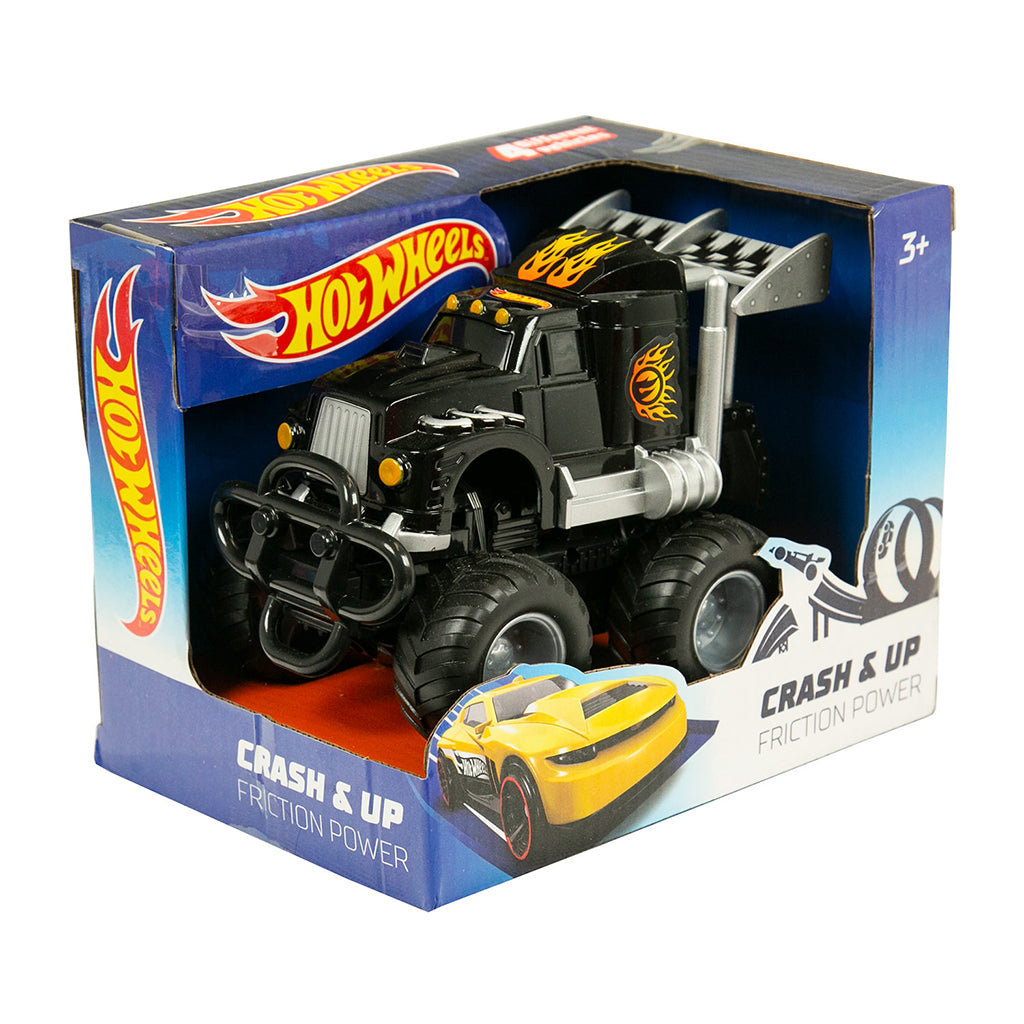 Hot Wheels Crash & Up Friction Car - 13cm