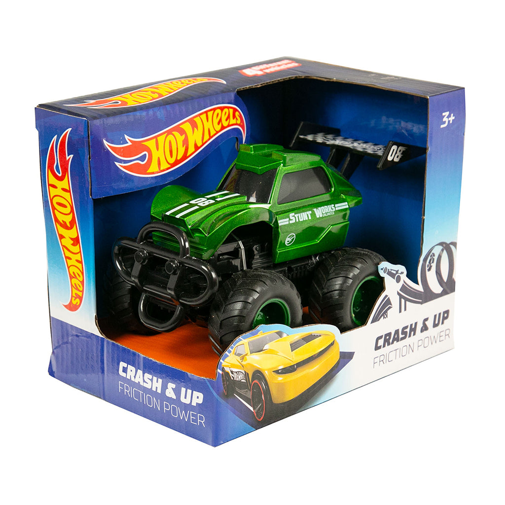 Hot Wheels Crash & Up Friction Car - 13cm