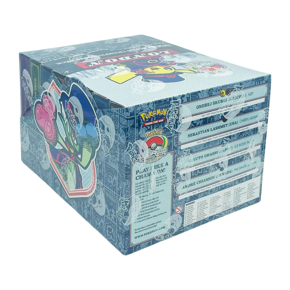 Pokemon 2022 World Championship 8-Deck Display Sealed Box
