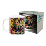 Frida Kahlo - Floral Ceramic Mug - 310mL