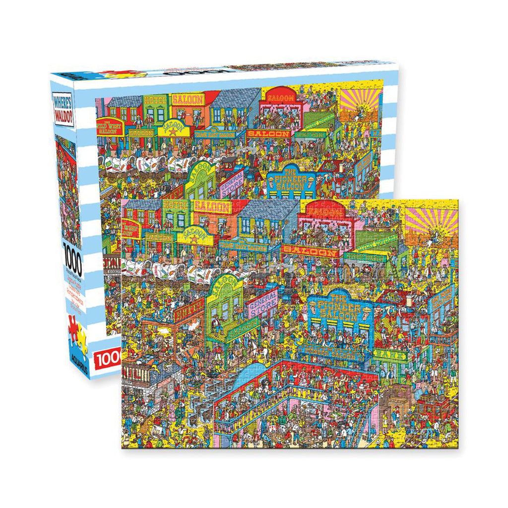 Where's Waldo - Wild Wild West 1000 Piece Jigsaw Puzzle