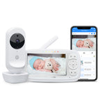 Motorola Ease44CONNECT Wi-Fi Video Baby Monitor with 4.3" HD Color Screen