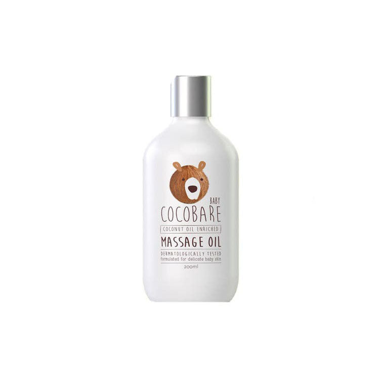 Cocobare Coconut Oil Enriched Massage Oil 200ml