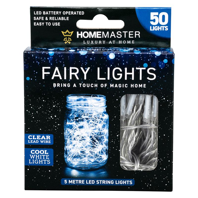 5 Metre LED Fairy String Lights - 2 Pack