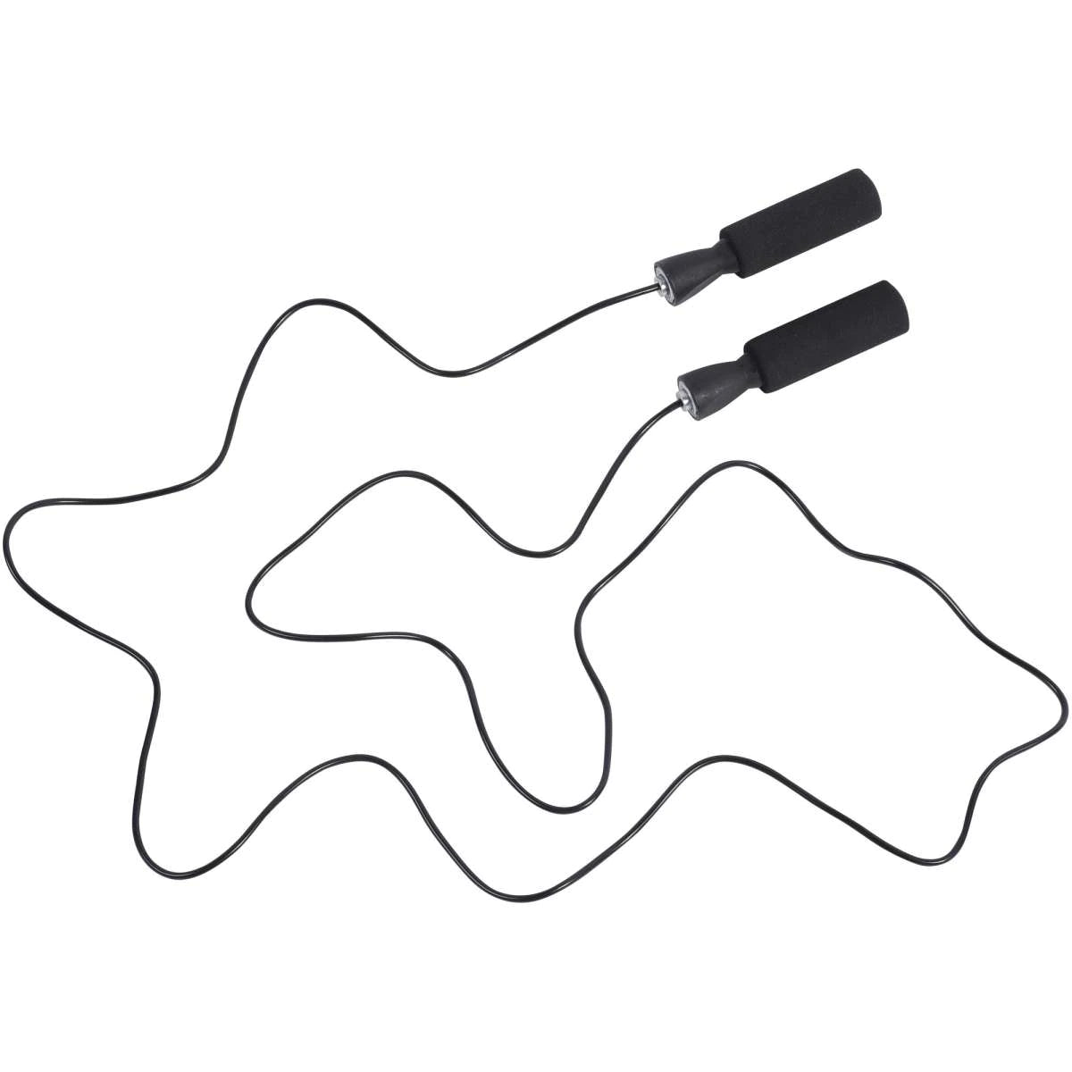 Zen Flex Fitness High Speed Jump Skipping Rope - Black - 280cm