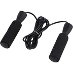 Zen Flex Fitness High Speed Jump Skipping Rope - Black - 280cm