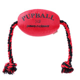 Paws & Claws Footy Oxford Rope Tugger Squeaky Plush - 75x25x20cm