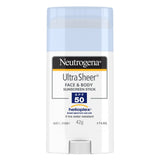 Neutrogena SPF50+ Ultra Sheer Face and Body Sunscreen Stick 42g