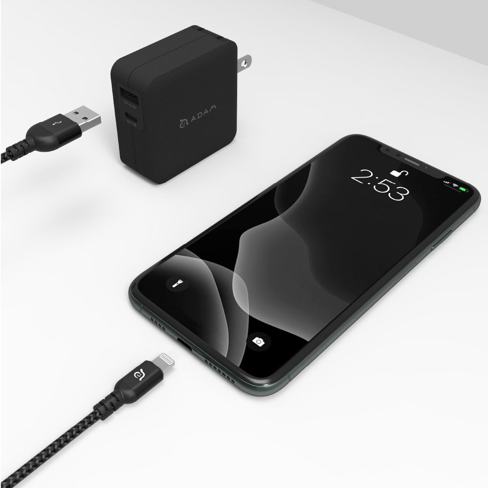 Adam Elements USB-A to Lightning cable - 120 cm