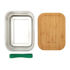 Stainless Steel Bamboo Lunch Box