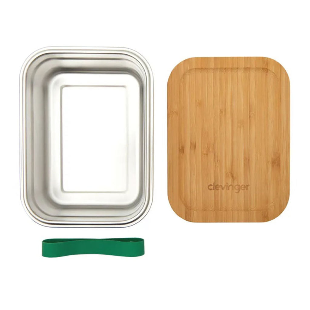 Stainless Steel Bamboo Lunch Box