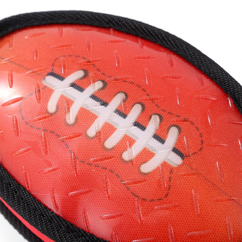 Paws & Claws Super Sports TPR Covered Oxford Football - 18x12.5x4.5cm