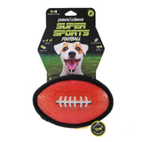 Paws & Claws Super Sports TPR Covered Oxford Football - 18x12.5x4.5cm