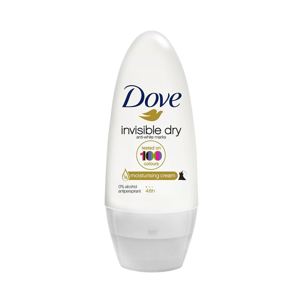 6 Pack x Dove Invisible Dry Roll-On Anti-White Marks Antiperspirant Deodorant - 50mL