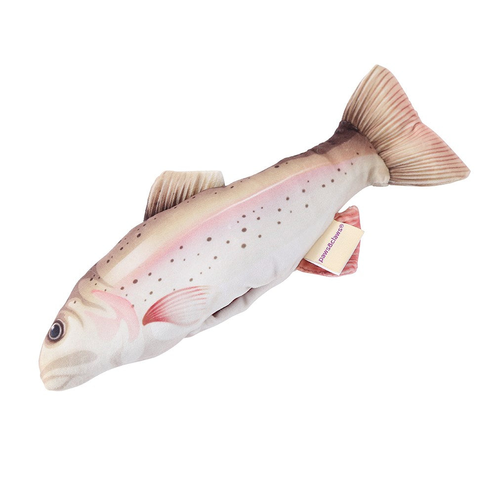 Paws & Claws Surprise Fish Plush Toy - 30x10x5cm