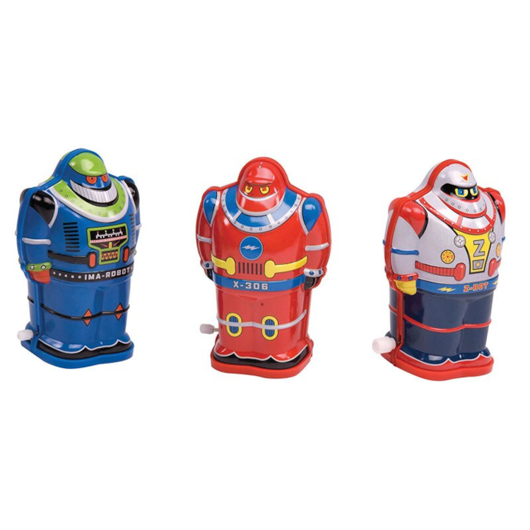 Wind-Up Tin Robots by Schylling