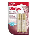 Blistex Five-Way Lip Protection 4.25g (2 Pack)